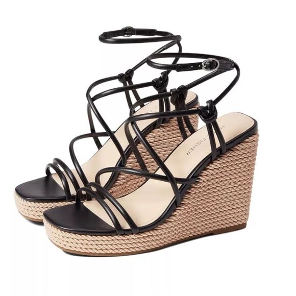 Marc Fisher Zesty Espadrille 🌺 Black 🌺 size 7.5 - Picture 1 of 8